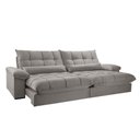 Ver imagem 4 de Sofá Liz 02 Módulos de 120cm Br 25cm Meu Sofá Online B026 Veludo Prata