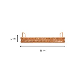 Bandeja Retangular com Alca Kali 35cm Plas Lyor - 5