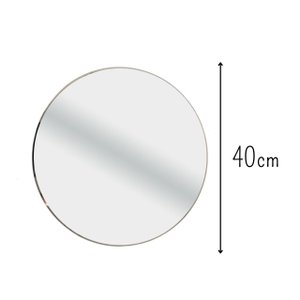 Espelho de Parede Redondo 40cm Diâmetro Banheiro Sala Quarto