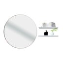 Ver imagem 4 de Espelho de Parede Redondo 40cm Diâmetro Banheiro Sala Quarto