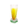 Kit 4 Copos De Vidro Tulipa Heineken 380ml 19cm Bolacha e Caixa Madeira - 2