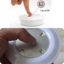 Ver mais imagens de Kit 3 Lâmpadas Iluminação Luminárias Spot Led Adesivo Controle Remoto sem Fio Branco