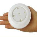 Ver imagem 7 de Kit 3 Lâmpadas Iluminação Luminárias Spot Led Adesivo Controle Remoto sem Fio Branco