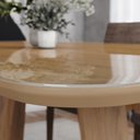 Ver imagem 6 de Mesa de Jantar 4 Lugares 120cm com Vidro Lince Nature H02 - Mpozenato
