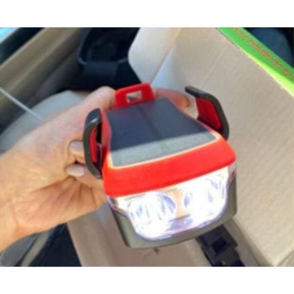 Farol para Bicicleta Com Suporte Power Bank Para Celular Lt-8553 - 2