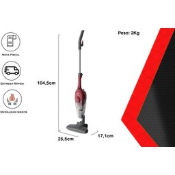 Aspirador de Pó Vertical Electrolux Stk13 1000w Chili Red:220V - 4