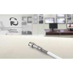 Kit 10 Conectores Intelbras Conex 1000 Bnc Macho Com Mola e Parafuso Para Camera De Segurança - 7