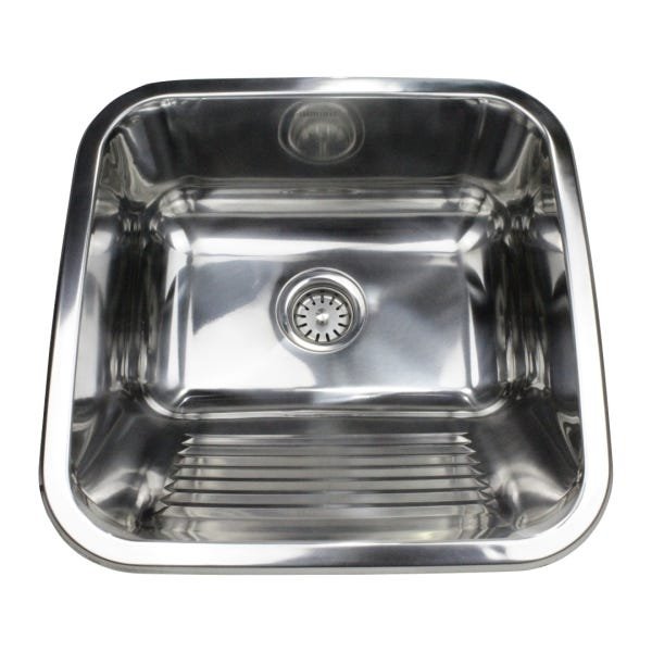 Tanque Inox Lavanderia Sobrepor ou Embutir Polido 22L - 1