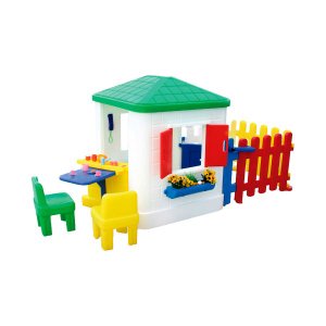 Casinha de Brinquedo Infantil Freso Montável 245 x 125 x 127Cm com Cerquinha
