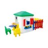 Casinha de Brinquedo Infantil Freso Montável 245 x 125 x 127Cm com Cerquinha - 1