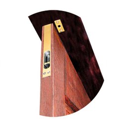 Trinco de Embutir 120mm Acabamento Latonado Oxidado União Mundial 01 unidade - 3