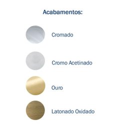 Trinco de Embutir 120mm Acabamento Latonado Oxidado União Mundial 01 unidade - 2