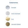Trinco de Embutir 120mm Acabamento Latonado Oxidado União Mundial 01 unidade - 2