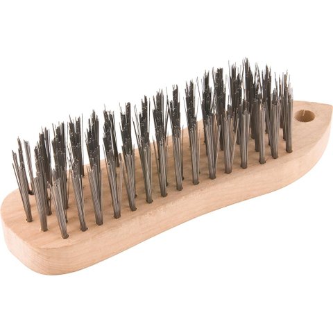 Escova manual sem cabo aço carbono cepa madeira - Vonder