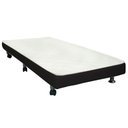 Ver imagem 3 de Cama Box c/Auxiliar Conjugado Solteiro: Colchão Ortopédico Courano Nero Black (88x188) Ortobom