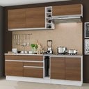 Ver imagem 1 de Armário de Cozinha Completa 220cm Branco/Rustic Parma Madesa 03