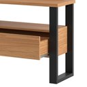 Ver imagem 6 de Rack para Sala de Estar Tv 55 Pol 1 Gaveta York D03 Freijó Preto Fosco - Lyam Decor