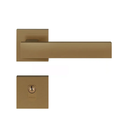 Ver imagem 1 de Fechadura Pado Retro Rq2 411 - 55 Externa Roseta Quadrada Red Gold Escovado