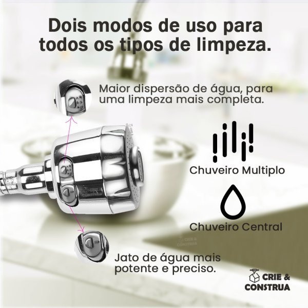 Kit Torneira Gourmet para Cozinha Instalação Completa Economica + Brinde Luxo - 6