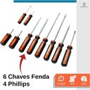 Ver imagem 3 de Kit Ferramentas 21 Peças Bolsa Chave Combinada Fenda Philips Alicates - Starfer