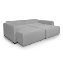 Ver imagem 2 de Sofá Retrátil Reclinável Maysa Tecido Linho 2,20m