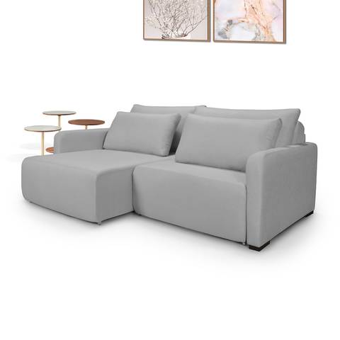 Sofá Retrátil Reclinável Maysa Tecido Linho 2,20m