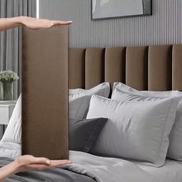 Cabeceira Cama Box Casal Dubai Kit C/ 7un Modulo Adesivo:marrom - 2