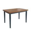 Ver imagem 1 de Mesa Colors em Madeira Maciça Retangular 4 Lugares - 120 X 80cm Azul Petróleo