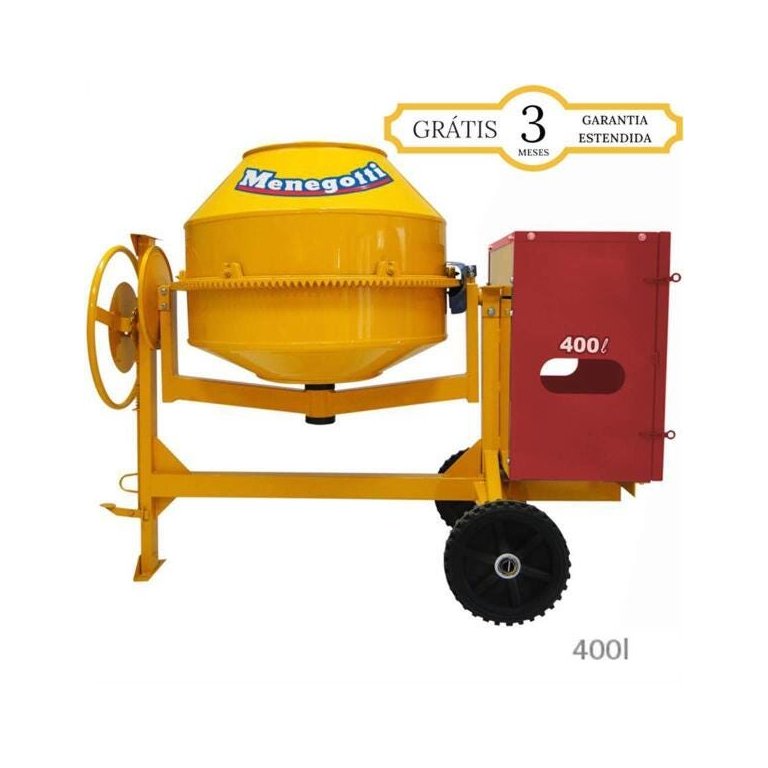 (FORA DE LINHA) - BETONEIRA MENEGOTTI RENTAL 400 LITROS MOTOR DIESEL TOYAMA 5CV 4 TEMPOS COM RODAS M (FORA DE LINHA) - BETONEIRA MENEGOTTI RENTAL 400 LITROS MOTOR DIESEL TOYAMA 5CV 4 TEMPOS COM RODAS M