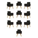 Ver imagem 1 de Kit 10 Poltronas Nina Courino - Courino Preta