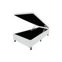 Ver imagem 1 de Cama Box Baú Castor Solteiro Corano Branco 120x203x35cm