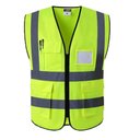 Ver imagem 6 de Colete Sinalizador Refletivo 10 Unidades Segurança Trabalho Epi Obra Transito Bolsos Ziper Proteç