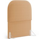 Ver imagem 1 de Cabeceira Cama Box 100cm Orgânica Lanna W01 Bouclê Mostarda - Lyam Decor