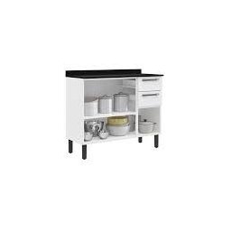 Balcão de Cozinha de Aço Florença Branco Itatiaia - 2