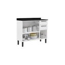 Ver imagem 2 de Balcão de Cozinha de Aço Florença Branco Itatiaia