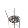 Kit 4 Banquetas Alta Prata Cozinha Gourmet Americana Balcão:cerveja - 3
