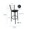Kit 4 Banquetas Alta Prata Cozinha Gourmet Americana Balcão:cerveja - 5