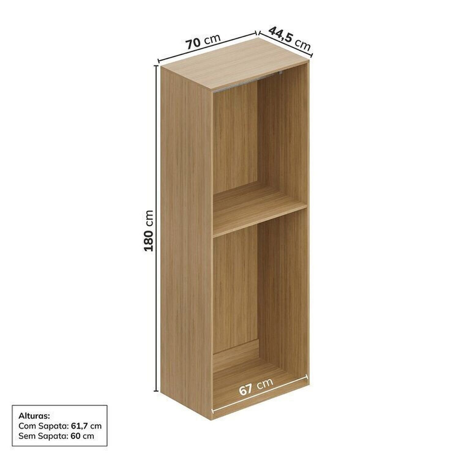 Estante 3 Módulos 10 Portas 3 Kit Prateleiras 3 Gavetas Frame Cabecasa MadeiraMadeira   - 9