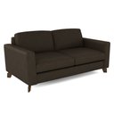 Ver imagem 5 de Sofá Sala de Estar Living 3 Lugares 240cm Presley Pés Madeira Veludo Marrom G52 - Gran Belo