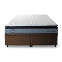 Ver imagem 4 de Conjunto Box Baú Super King Chicago Marrom 193x203x64 Espuma D33