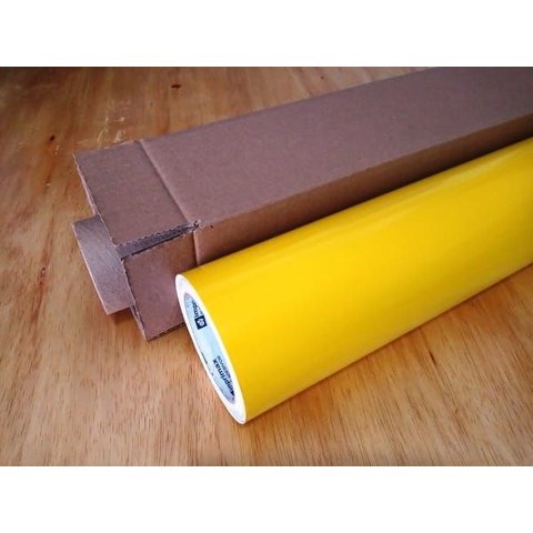 Adesivo Vinil Vidro Móveis Geladeira Amarelo 3m X 61cm