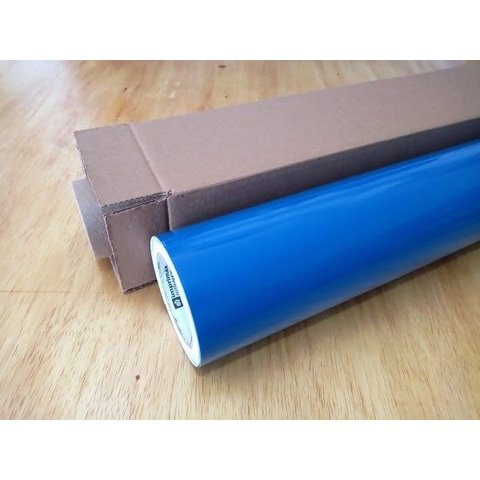 Adesivo Vinil Vidro Móveis Geladeira Azul Medio 3m X 61cm