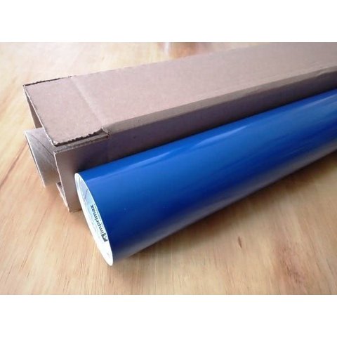 Adesivo Vinil Vidro Móveis Geladeira Azul Marinho 3m X 61cm