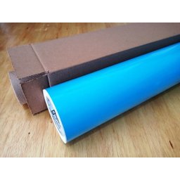 Adesivo Vinil Vidro Móveis Geladeira azul ceu 3m x 61cm - 1