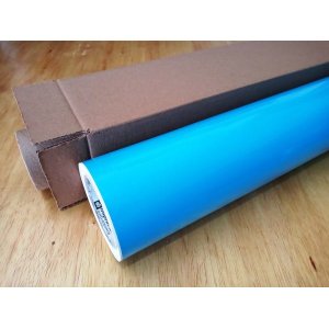 Adesivo Vinil Vidro Móveis Geladeira azul ceu 3m x 61cm