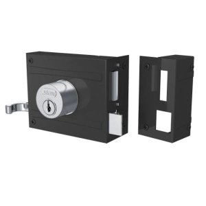 Fechadura Stam 701/80 Sobrepor Externa Preta