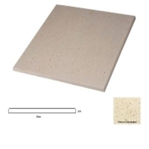 Piso Atérmico Para Piscina  50x50x2cm  Branco - Areia de Quartzo Ind. Cimentícia