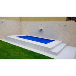 Piso Atérmico Para Piscina  50x50x2cm  Branco - Areia de Quartzo Ind. Cimentícia - 3