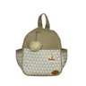 Mochila de Bebê Infantil Personalizada com o Nome da Criança Gaby Mundo Infantil Lacinho Bege - 1