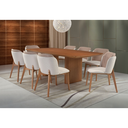 Ver imagem 2 de Cadeira Havona Treo Made Encosto Curvo Tipo Poltrona Tecido e Estrutura Maciça. Muito Conforto e Ele